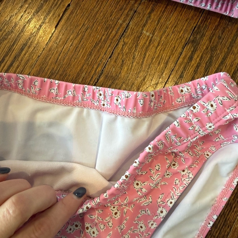 Pink Floral Bikini Set - SHEIN - Picture 4 of 6